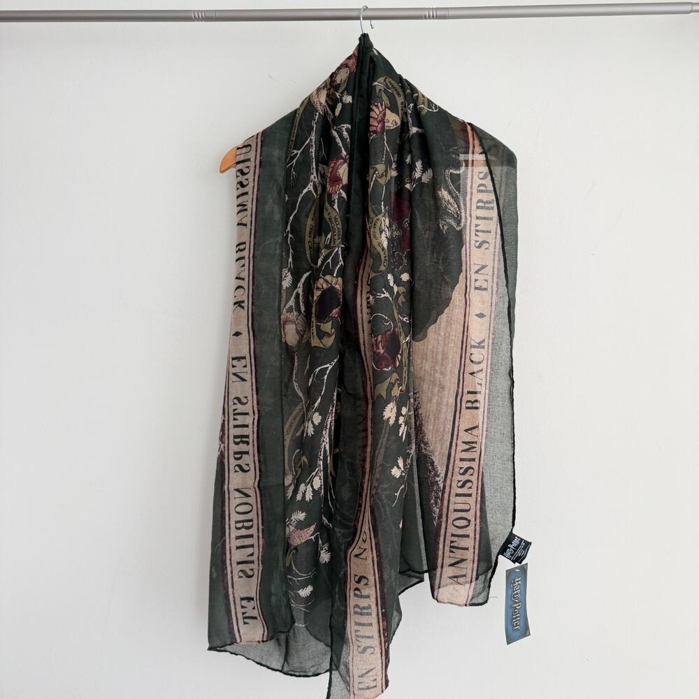 Harry Potter Black Family Tree Scarf Bioworld Loot Crate Bioworld Wizard Shawl